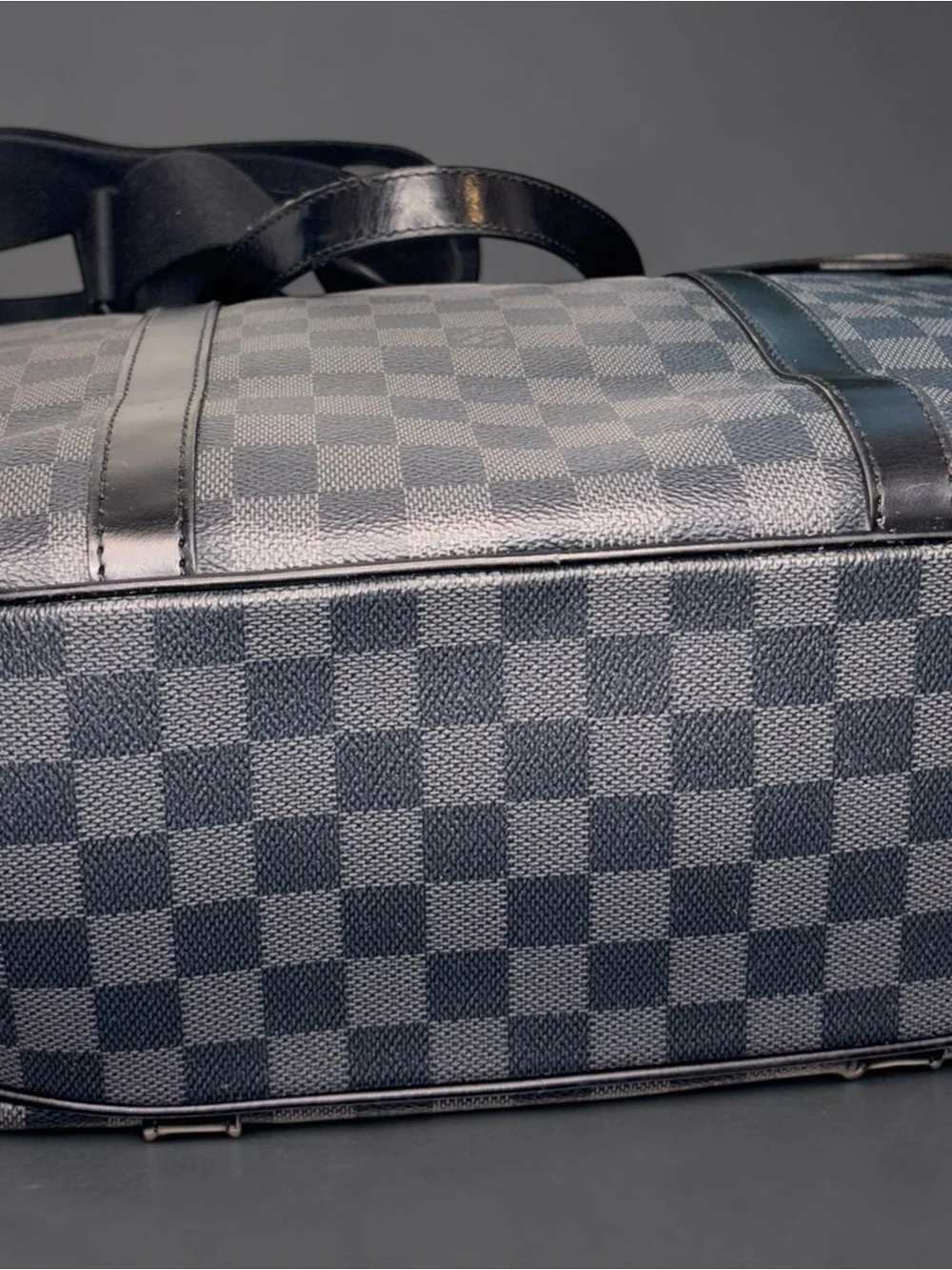 Louis Vuitton Damier Graphite Tadao  PM -2Way Business Tote Briefcase Shoulder B